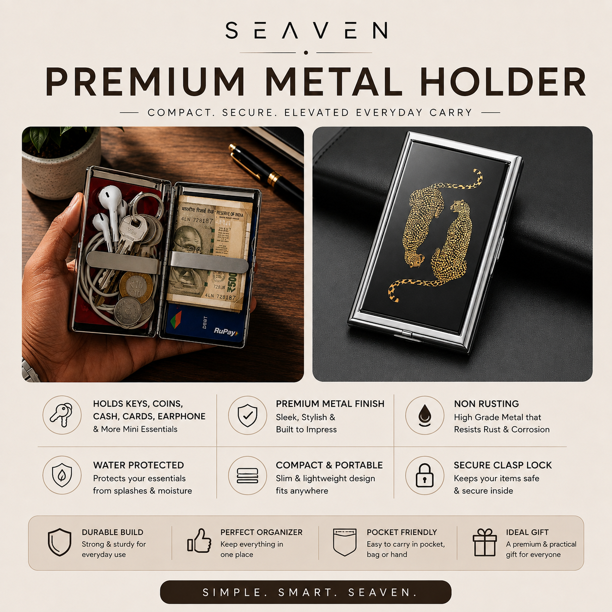 Premium metal holder | Zioro™